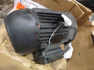 WEG Electric Motor Mod. W22, 3 HP, 3 Ph. *Note: Damaged Fan Blades/Cover*(T-2-2)