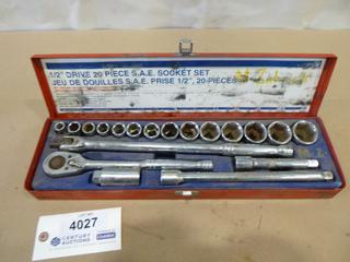 Jet 1/2 In. Drive Socket Set , 7 /16 In. - 1 1/4 In. (C1)