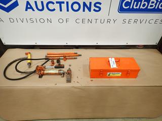 Astroline 107C 4 Ton Hydraulic Portable Power Kit c/w Extensions, Wedges, Jack and Brace  (G1)