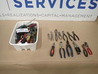 Qty of Assorted Screw Drivers and Pliers (G1)