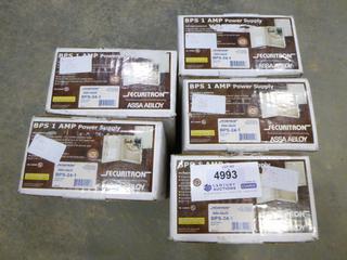 (5) Securitron BPS 1 Amp Power Supplies, Model BPS-24-1 (B1)
