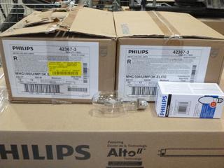 (24) Philips Ceramic Metal Halide 100W Bulbs (C1)