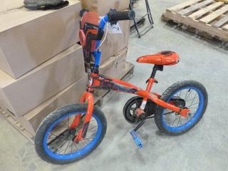 Huffy Spiderman One Speed Kids Bike c/w 16x1.95 Tires (Y1)