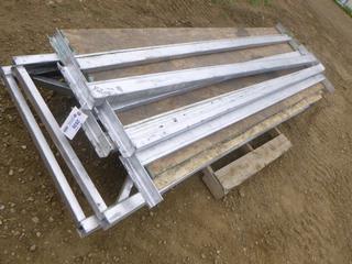 Pallet Racking w/ Plywood Shelves, 32 In. x 101 In. (ROW 2)