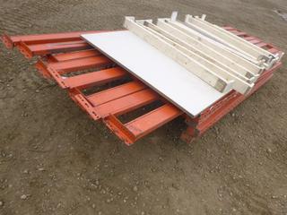 Pallet Racking w/ Plywood Shelves and Cross Members, 48 In. x 96 In.