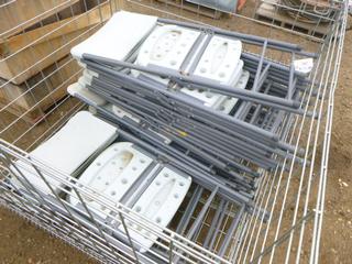 Crate of Plastic Folding Chairs *Note: Crate Not Included* (Row 3)