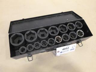 Procore 3/4 In. Impact Socket Set w/ Carry Case, 7/8 In. to 2 In. (D1)
