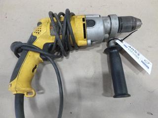 Dewalt DW246 1/2 In. Electric Reversable Drill c/w Adjustable Second Handle (D1)
