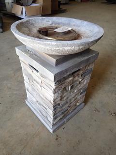 Propane Fire Pit, Model 65209, 21 In. x 21 In. x 29 In. (Row 4)