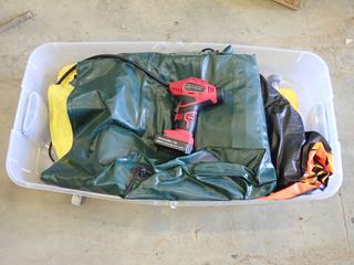 (2) Inflatable Rubber Rafts with Battery Powered Air Compressor (O-2-2)