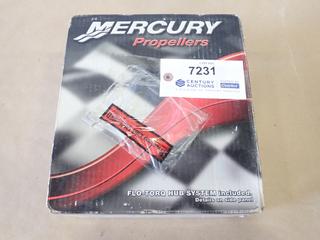 Mercury 3 Blade Aluminum Propeller, Model Black Max, Diameter 9 1/4 In., Pitch 9 1/2, Rotation 3TH