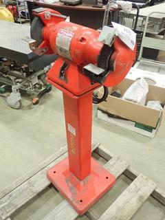 Baldor 712R 115V Industrial Pedestal Bench Grinder/Buffer (Z)