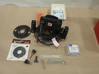 Skil Plunge Router c/w Bushings, Pipe Bender and More (P-2-2)