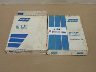 (2) Boxes of Norton 120 and 220 Sand Paper, 9 In. x 11 In.