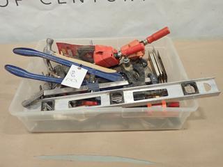 Qty of Assorted Hand Tools Including Hammers, Bolt Cutters and Clamps (P-3-2)