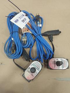 (2) Zero Start Super Heat Magnet, (3) 3 Meter Extension Cord (C2) (N-1-3)