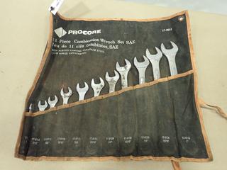 Procore 11 Piece Wrench Set c/w Carrying Bag (C2)