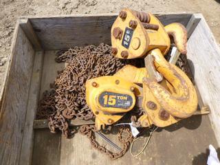 Kito Corp. 15 Ton Chain Hoist, Model 251 (ROW 2)