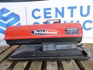 Reddy Heater Electric Multi-Fuel Heater, Model 29456, 40,000 BTU *Note: No Fuel Cap* (O-3-2)