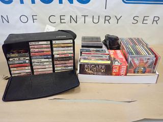 Qty of CD's and Cassette Featuring Dolly Parton and Various other Artists (E1)