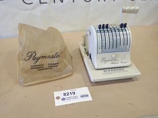 Vintage Paymaster Ribbon Writer Payment Stamping Machine (C2)