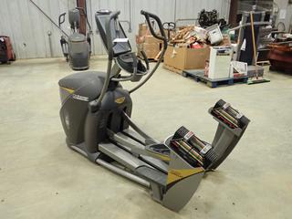 Octane Fitness Pro Touch 4700 Elliptical Trainer c/w (2) Power Block U-32 Urethane Free Weights, SN F1110EL0009301 (Z)