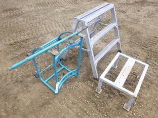 Sawhorse w/ Barrel Stand and Metal Step (Row 4)