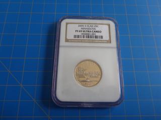 2005 S Clad 25C Minnesota PF 69 Ultra Cameo Quarter