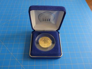 1929  US $5.00 Gold Proof, C/w Certificate of Authenticity # 1902