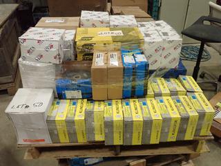 Qty of Unused 5 In - 7 In. Cutting, Grinding, Flap Disk Wheels, Backing Pads and Welding Rods (T-3-3)