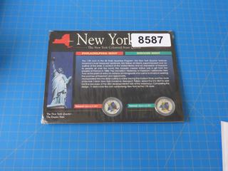 2001 The New York Colorized State Quarters