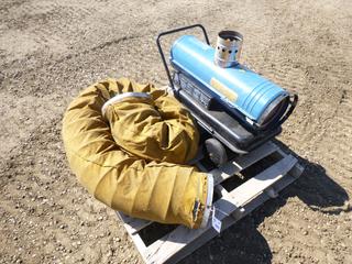Sure Flame Diesel Heater w/ Sock c/w 91,750 BTU (ROW 2)
