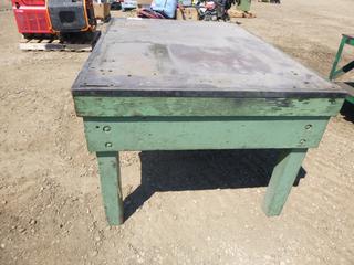 Work Bench, 43 In. x 61 3/8 In. x 32 In. (ROW 1)