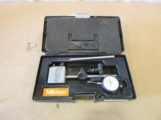 Mitutoyo 7046PCK Kit w/ 2416S Dial Indicator and 7010SN Magnetic Stand (D2)