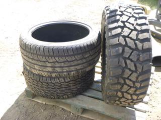 (1) Cooper Discoverer STT Pro 35x12.50R20LT M+S Tire, (1) Ironman Imove Gen 2 305/40R22 114V XL M+S Tire, (1) Falken Ziex S/TZ05 295/45R20 114H M+S Tire w/ Rim (Row 5)