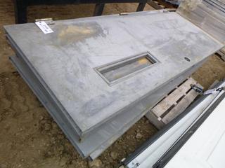 (9) Metal Doors, 83 In. x 32 In. (Row 3)