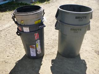 (6) Garbage Cans (Row 4)
