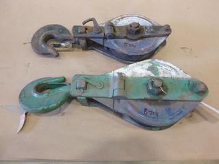 (2) 8 In. 4 Ton Snatch Blocks (Y3)