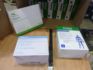 Curad Tubular Elastic Retention Netting w/ Conforming Stretch Gauze Bandage and Soft Silicone Wound Contact Layer (F2)