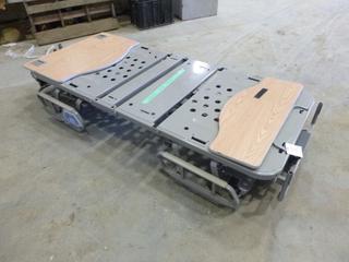 Hospital Bed/Cot *Note: Parts Only* (BLUE C-CAN)