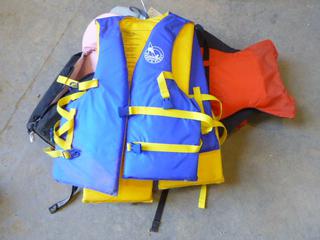 (6) Life Jackets (2) Youth 60-90 lbs. (4) Adult - Universal (A-2)