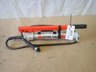 SPX Power Team  Hand Pump, Model C, Part P59, C/w Hose (C2)