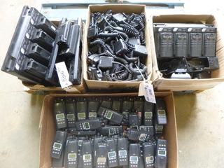 (42) Harris P7300 and (8) P7200 Hand Held Radios, RF Band 7/800 MHZ w/ Misc. and (20) Chargers and Batteries (K-4-1)
