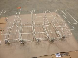 (5) Wire Metal Frames c/w Locks and Keys (All Locks Keyed Alike) (C1)