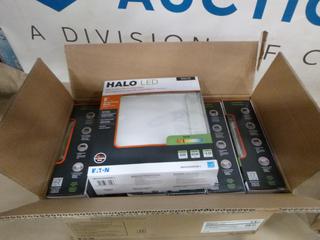 (6) Eaton Halo LED Light c/w 6 In. Direct Ceiling Mount, Brightness 600 Lumen Series, Lumens Light Output 790 (9.9 Watts) (S-2-3)