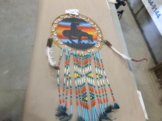 "End of the Trail" Dream Catcher, 18 In. x 41 In. (A1)