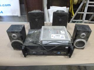 Kenwood Power Amplifier, Precent Series Amp, Set Of Philips Speakers, Set of Kicker Speakers (A2)