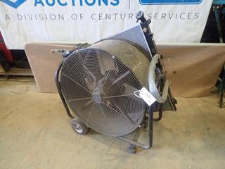 30 In. Outdoor Rated Drum Fan w/ Enclosed Motor and (2) Radiators For Engines