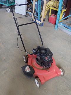 18 In. Gas Lawn Mower, 3.5 HP Tecumseh Motor, *Noted: Engine Does Not Turn Over*