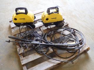 (2) Karcher Electric Pressure Washers  (M-2-1)